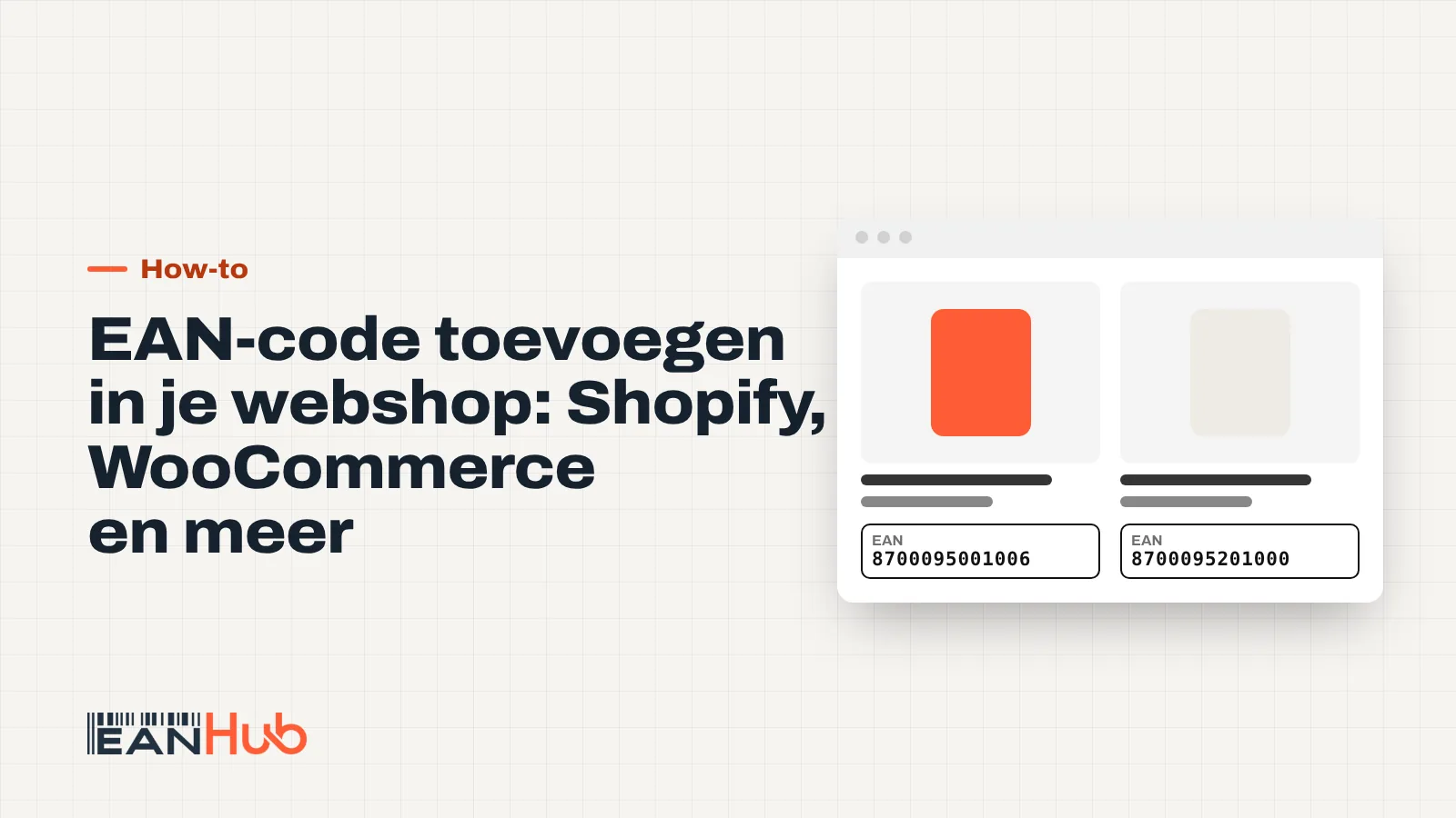Productformulier van een webshop met een ingevuld EAN-veld bij een variant